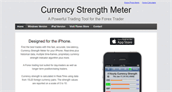 Desktop Screenshot of currencystrengthmeter.net